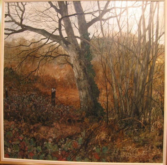 Painting titled "L'arbre du creux ro…" by Henry-Pierre Troussicot, Original Artwork