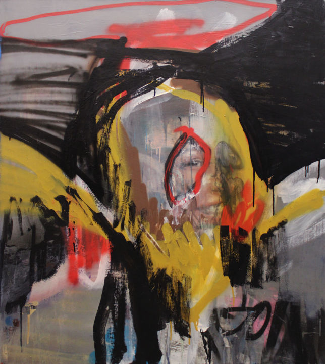 Painting titled "Only once" by Miloš Hronec, Original Art, Oil
