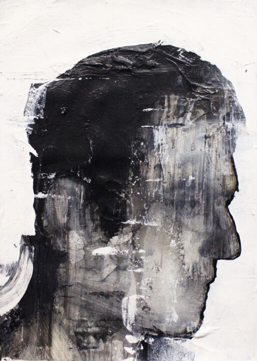 Painting titled "Decision" by Miloš Hronec, Original Art, Oil