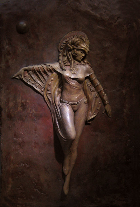 Sculpture titled "ECO DEL TIEMPO" by Hernando Sánchez, Original Artwork