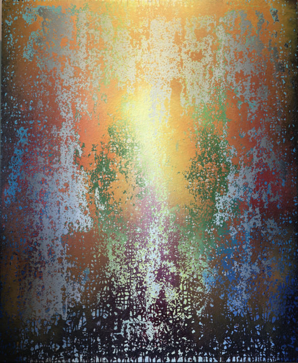 Painting titled "Spring Poetry" by Heidi Thompson, Original Art, Acrylic Mounted on Stretcher frame