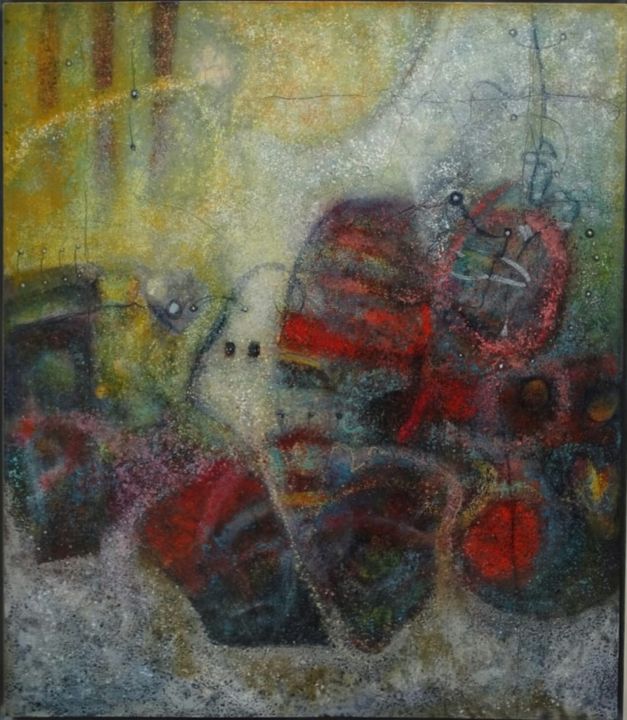 Peinture intitulée "Fantasma" par Alfredo Garcia, Œuvre d'art originale, Huile