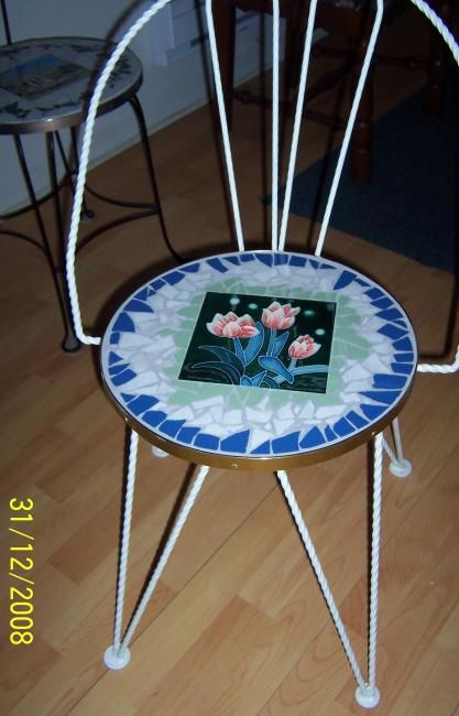 Sculpture intitulée "chaise déco" par Bohemienne, Œuvre d'art originale