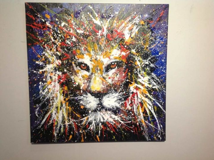绘画 标题为“lion.jpg” 由Huang Fengrong, 原创艺术品