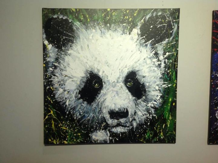 绘画 标题为“panda.jpg” 由Huang Fengrong, 原创艺术品