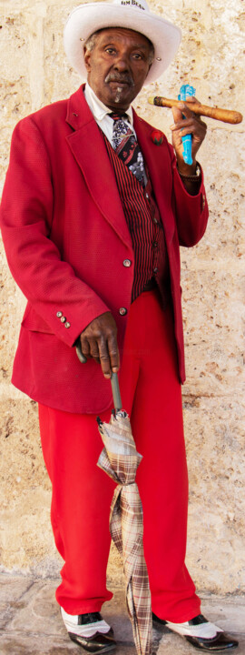 "Le Cubain rouge" başlıklı Fotoğraf Hubert Trublard tarafından, Orijinal sanat, Fotoşopsuz fotoğraf