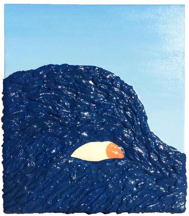 Pintura intitulada "Ainda acredito que…" por Hugo Castilho, Obras de arte originais, Gesso Montado em Armação em madeira