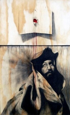 Desenho intitulada "Jerúsalen año cero" por Hugo Ortíz, Obras de arte originais