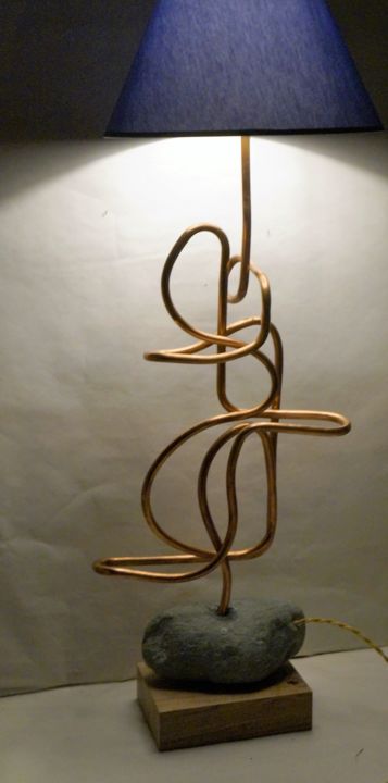 Sculpture titled "Machica" by H.Cressent, Original Artwork, Metals