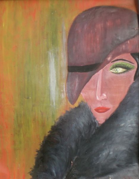 Peinture intitulée "MAGDALENA" par Hphuguette, Œuvre d'art originale,