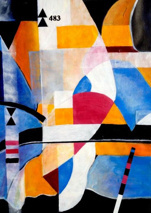 Painting titled "Sailing" by Ann-Charlotte Hultberg, Original Art,