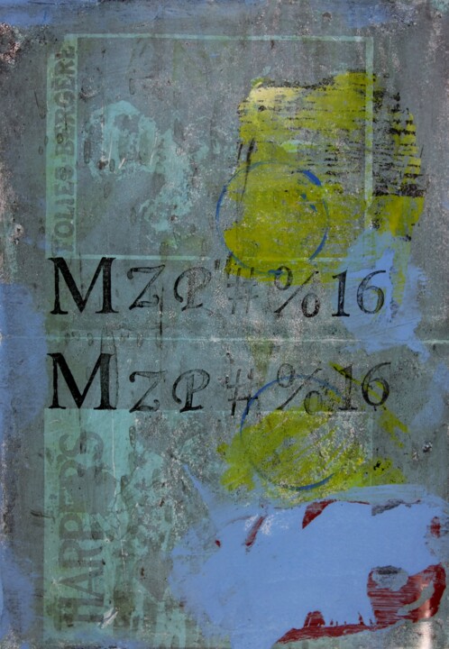 Pittura intitolato "2022_10_23_001" da Hunka Tibor, Opera d'arte originale, Acrilico