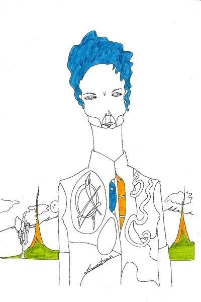 Dessin intitulée "dessin 1" par Hurlante Nova, Œuvre d'art originale,