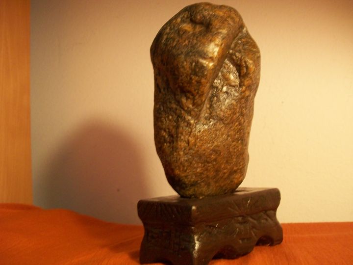 Sculpture titled "Mother and Son" by Neil Bernardis, Original Artwork, Stone