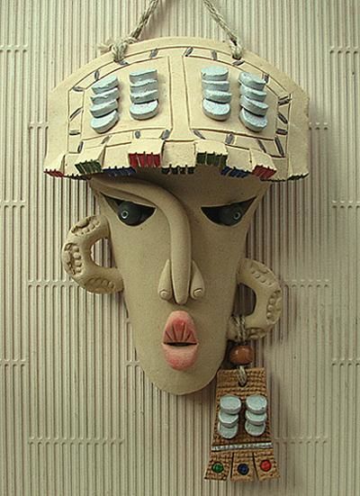 雕塑 标题为“哈尼族妇女(陶艺7#)” 由Hx Bzg, 原创艺术品, 陶瓷