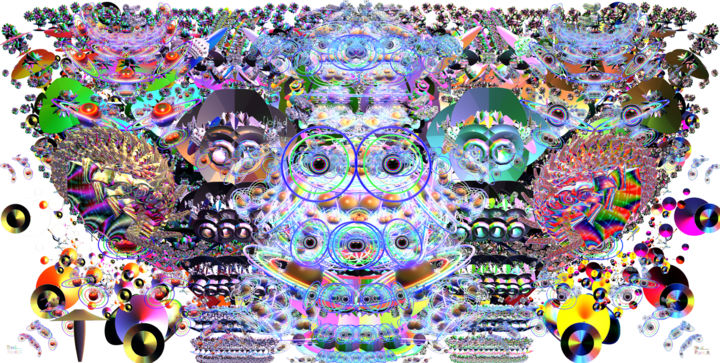 Digital Arts titled "visionary-conversat…" by Zonalpatcher, Original Artwork, Collages