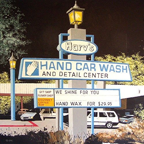Peinture intitulée "Sacramento:  Harv's…" par Paul Guyer, Œuvre d'art originale