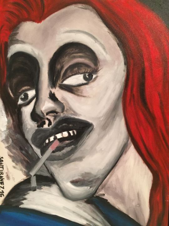 Painting titled "Vices and Virtues" by Iago Santibañez, Original Artwork