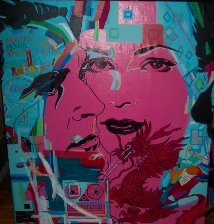 Painting titled "HIGH SCORE" by Iaian Greenson, Original Art,