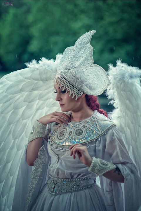 Photography titled "The Swan Princess II" by Ianina Ermakova, Original Artwork, Digital Photography