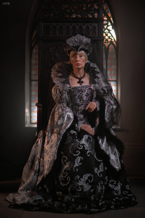 Fotografie getiteld "The Black Queen" door Ianina Ermakova, Origineel Kunstwerk, Digitale fotografie