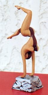 "dana petite danseus…" başlıklı Heykel Lionel Ibanez tarafından, Orijinal sanat, Ahşap