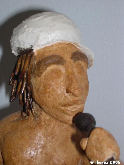 Skulptur mit dem Titel "Rasta" von Lionel Ibanez, Original-Kunstwerk