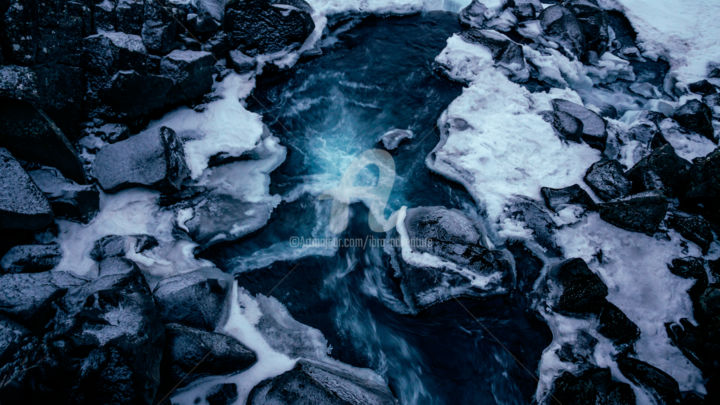 Photography titled "Rivière Noire magiq…" by Ibradventure, Original Artwork, Manipulated Photography