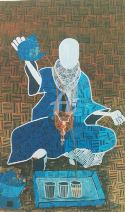 Peinture intitulée "img-20170818-195223…" par Ibrahim Ballo, Œuvre d'art originale, Acrylique