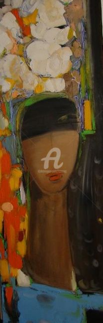 Painting titled "Katarina" by Ica Saez, Original Artwork