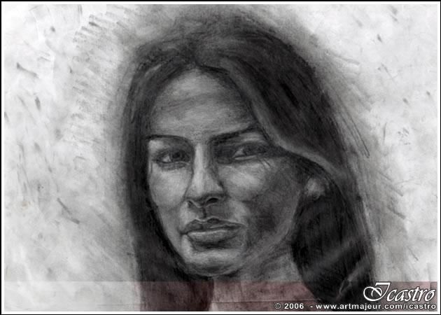 Drawing titled "007" by Icastro, Original Art,