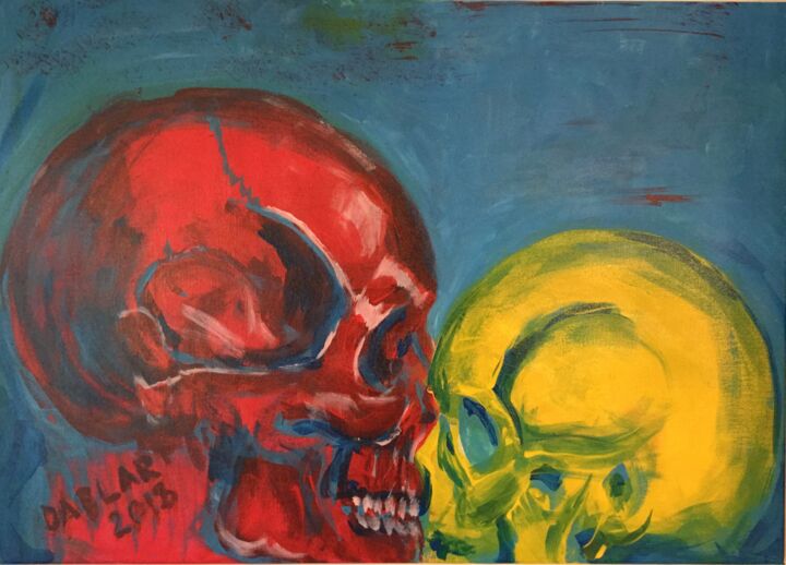 Painting titled "Eternal love" by I Dablart, Original Art, Acrylic