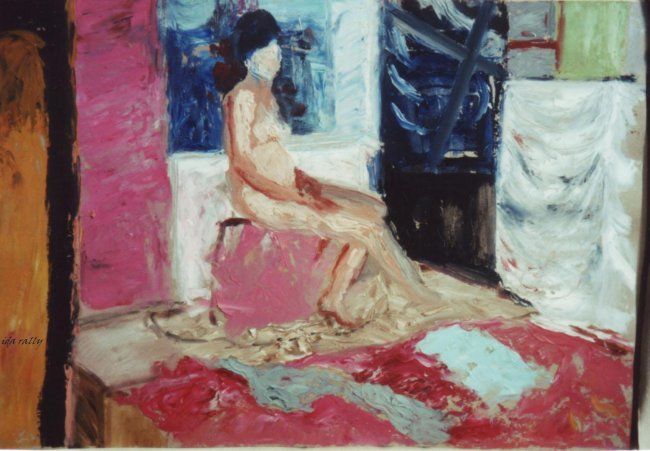 Painting titled "Life painting" by Ida-Rally, Original Art, Oil