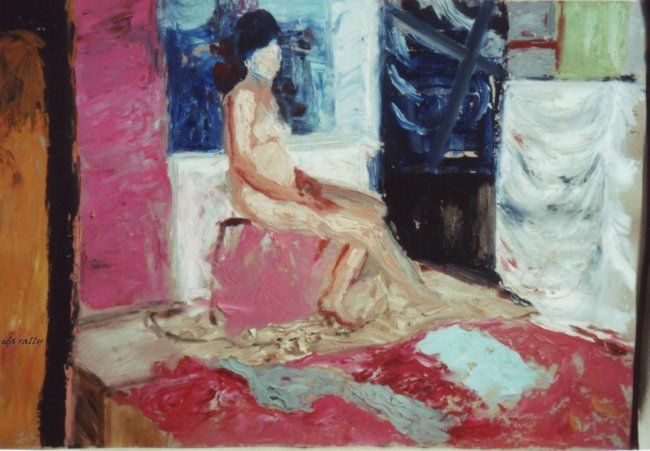 Painting titled "Life painting" by Ida-Rally, Original Artwork, Oil