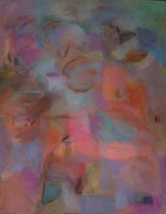 Peinture intitulée "acrilic-on-canvas-8…" par Issa Zaidan, Œuvre d'art originale, Acrylique