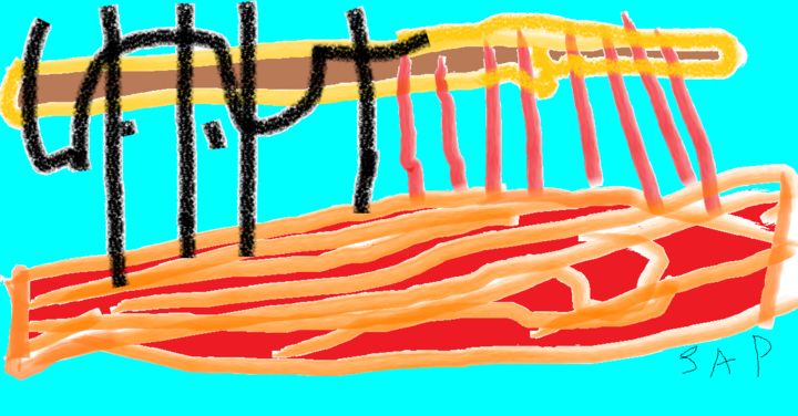 Pintura intitulada "333.png" por Ieda Santos, Obras de arte originais,