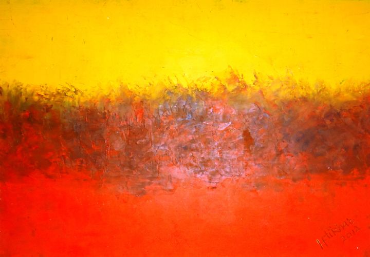 Painting titled "151-8-x-11-5-inches…" by Iftikhar Qureshi, Original Artwork