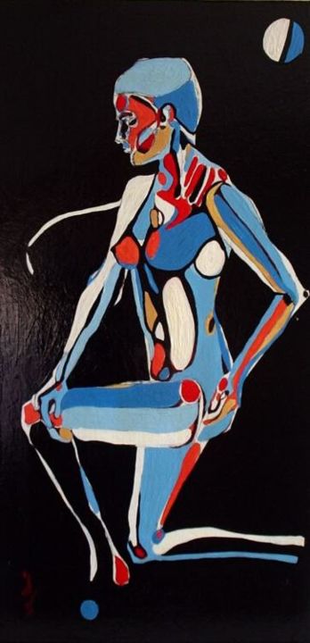 Painting titled "cuerpo3" by Igamirasss, Original Artwork