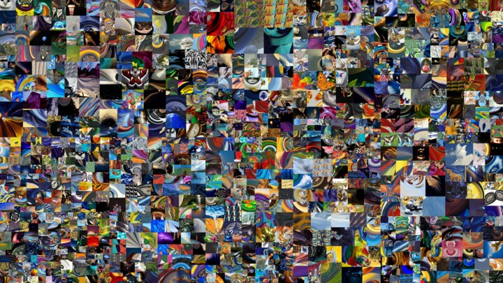 Arts numériques intitulée "Digital collage" par Ignacio Navarro, Œuvre d'art originale, Peinture numérique