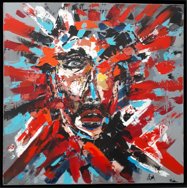 Peinture intitulée "DEFRAGMENTATION" par Igor Billy, Œuvre d'art originale, Acrylique