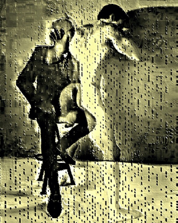 Φωτογραφία με τίτλο "... one-man Nude  -…" από Igor Bajenov, Αυθεντικά έργα τέχνης, Αναλογική εκτύπωση