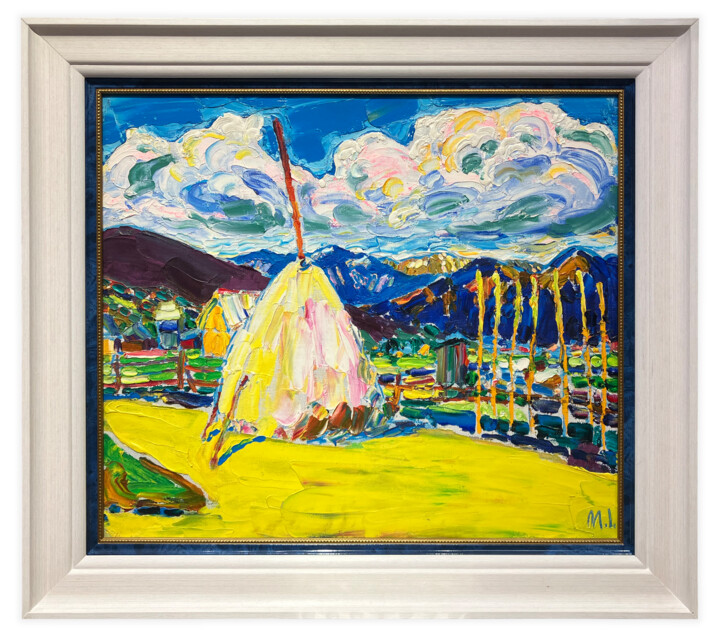 Malerei mit dem Titel "Noon, oil painting" von Igor Melnichuk, Original-Kunstwerk, Öl Auf Keilrahmen aus Holz montiert