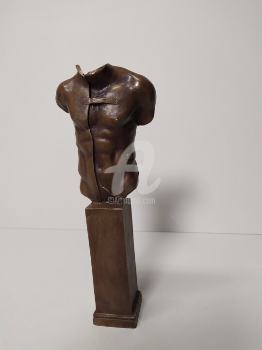 Sculptuur getiteld "TORSO - by Igor Mit…" door Igor Mitoraj, Origineel Kunstwerk, Bronzen