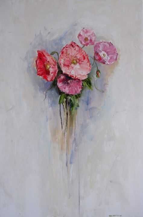 Peinture intitulée "Whisper of a Flower" par Igor Navrotski, Œuvre d'art originale, Huile