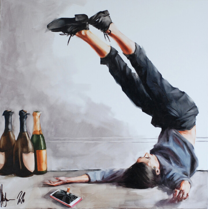 Картина под названием "Mood #7" - Igor Shulman, Подлинное произведение искусства, Масло
