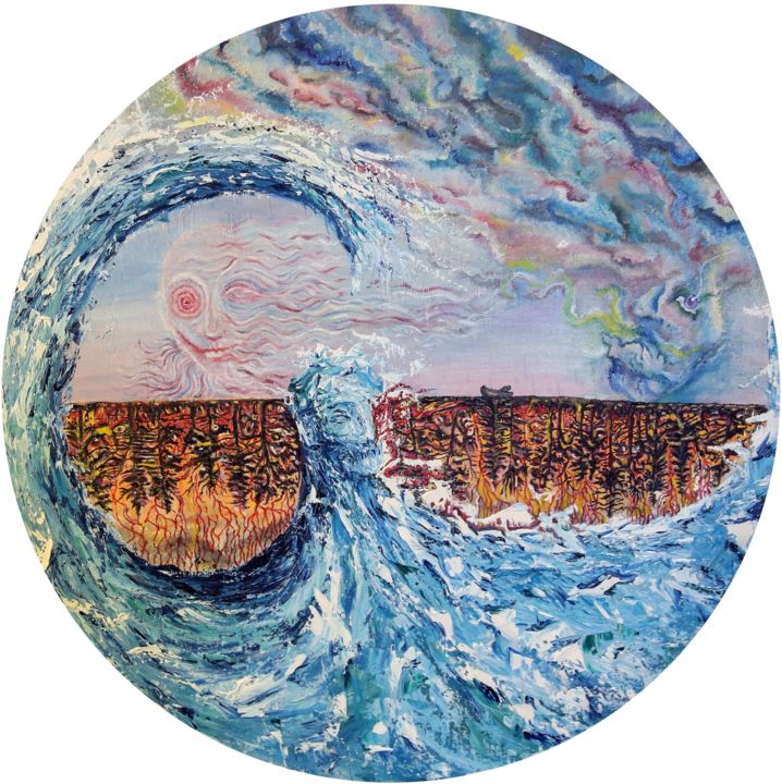 Painting titled "Грани" by Igor Suhov, Original Art, Oil