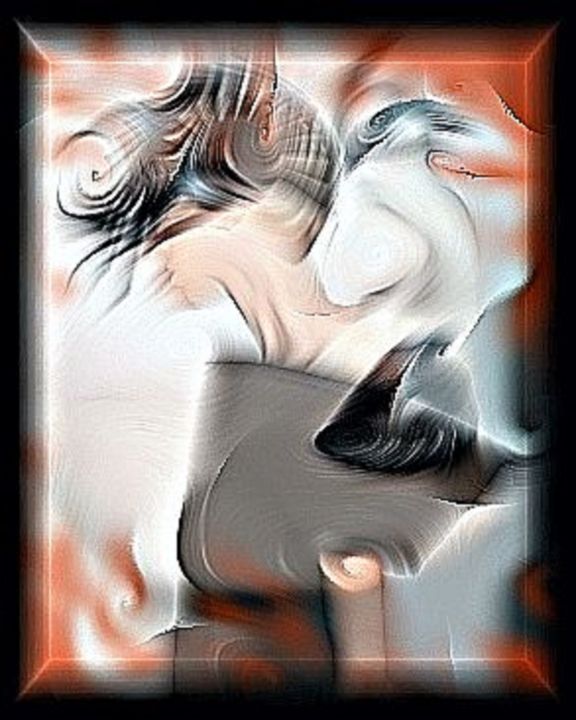 Digitale Künste mit dem Titel "... tout sera toujo…" von Art Of Big Boy, Original-Kunstwerk, Digitale Malerei