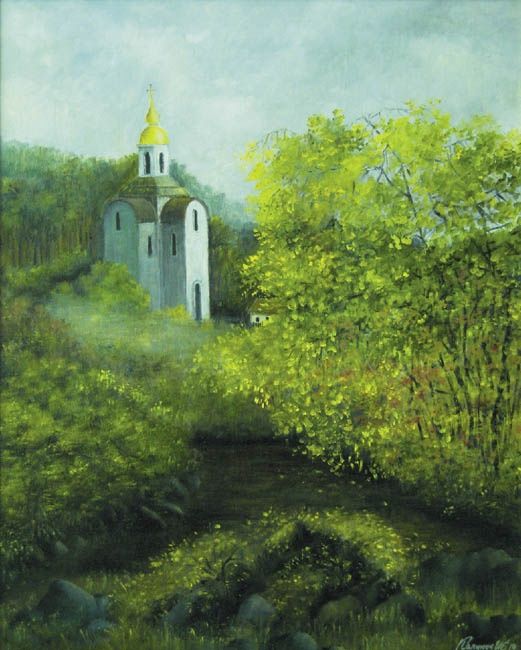 Malarstwo zatytułowany „To find the temple…” autorstwa Igor Kalinin, Oryginalna praca, Olej