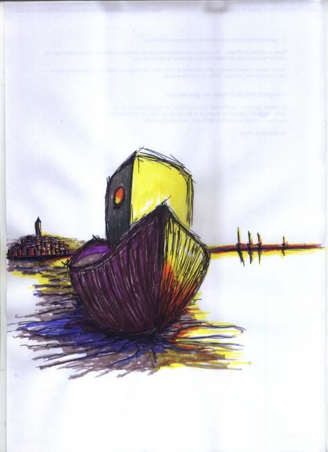Drawing titled "sunn" by Igor Krnjaić, Original Artwork