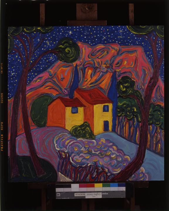 Painting titled "Avec l'amie Gwendo…" by Igor Marceau, Original Artwork